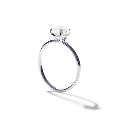 JBJ Solitaire Diamond Engagement Ring
