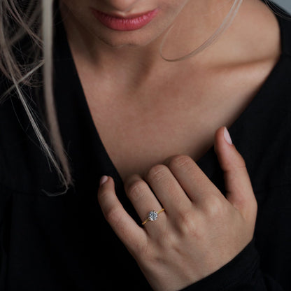 JBJ Solitaire Diamond Engagement Ring