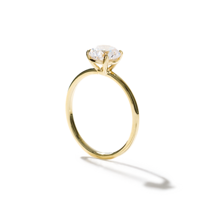 JBJ Solitaire Diamond Engagement Ring