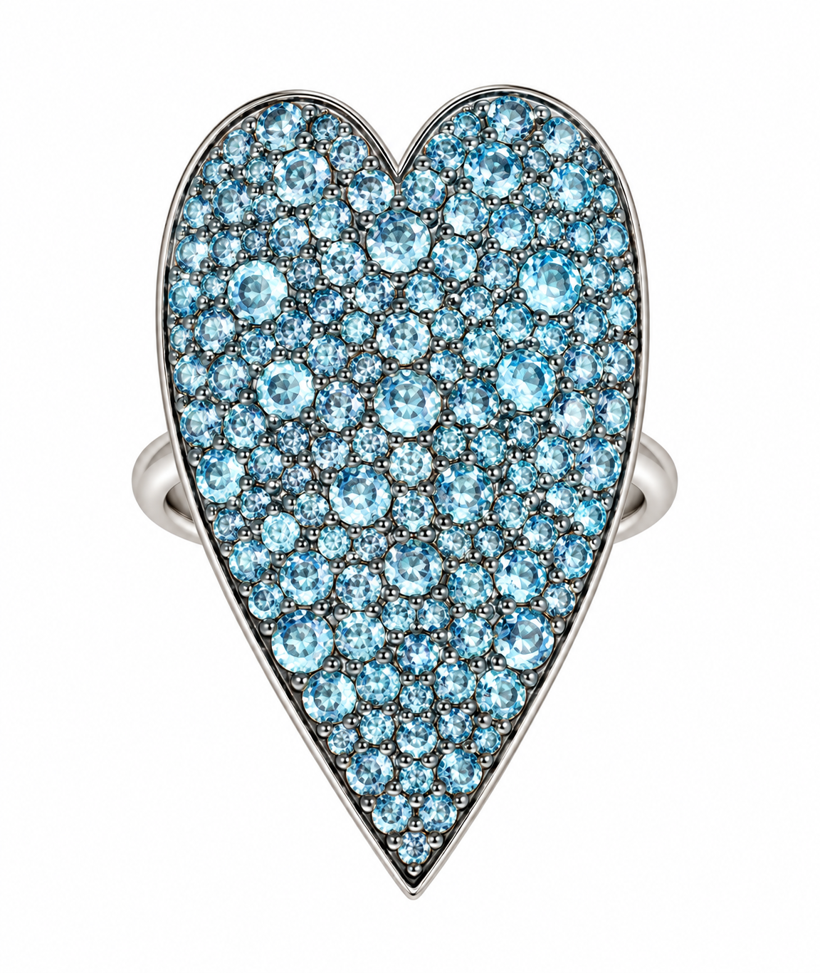 Presley Elongated Heart Ring