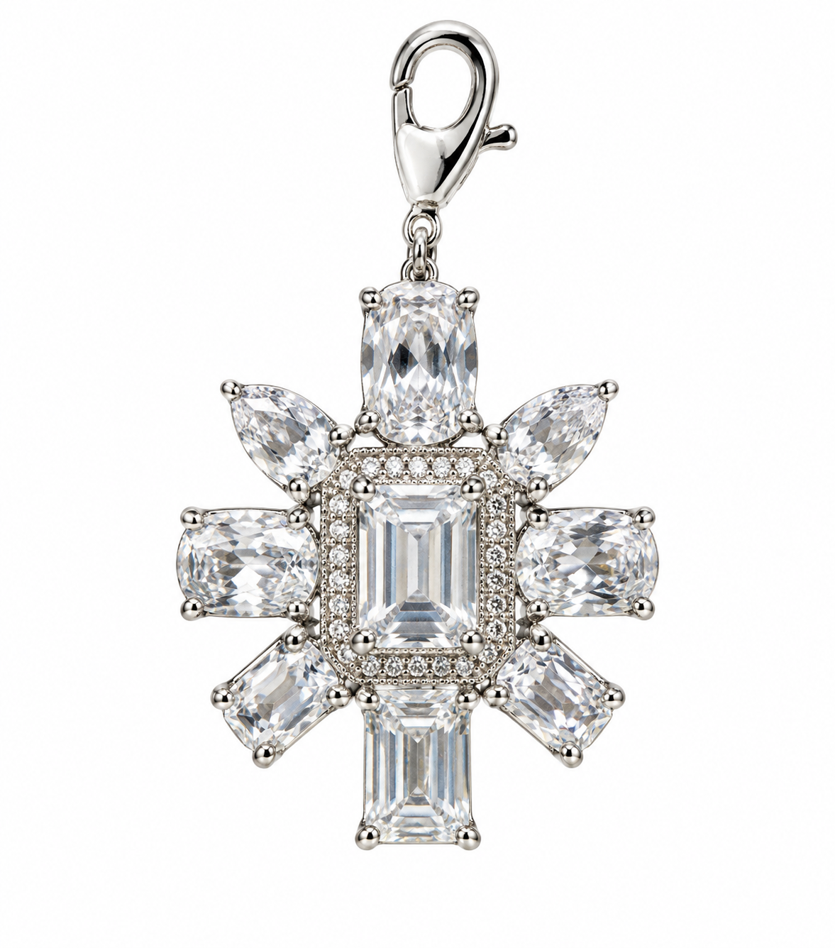 Vintage-Inspired Topaz & Diamond Pendant