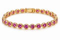 Maeve 14k Bezel Set Tennis Bracelet
