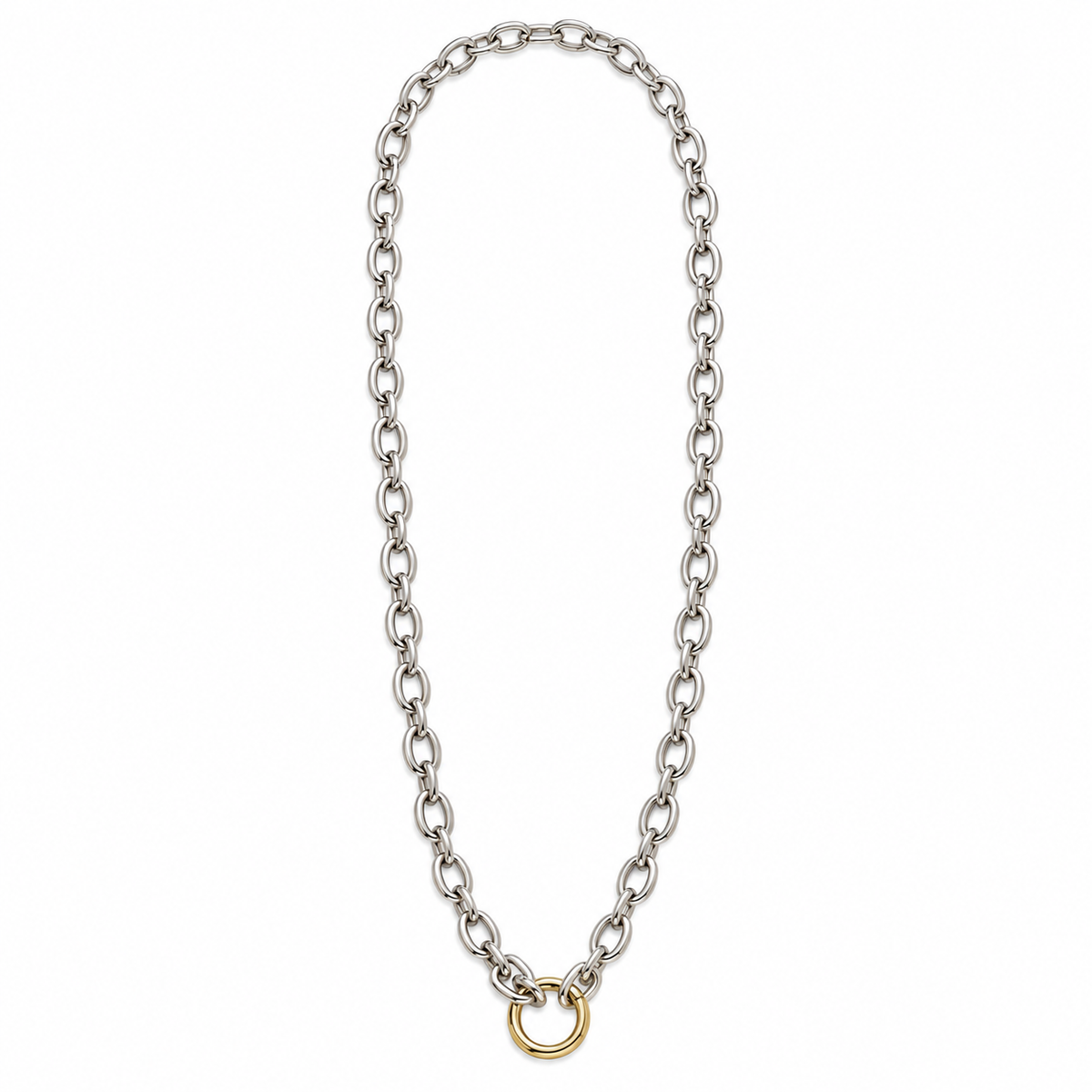 The Everyday Mixed Metal Link Necklace