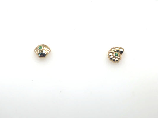 Mis Matched Shell Stud Earrings