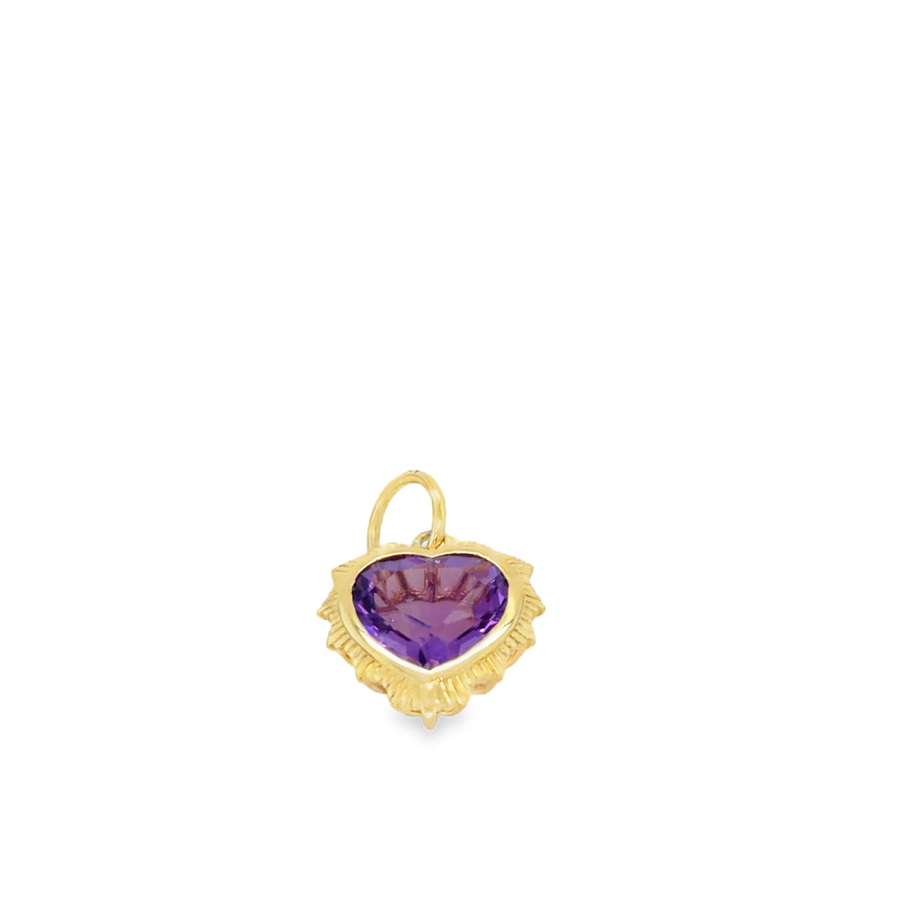 14k Yellow Gold Story Charm Necklace