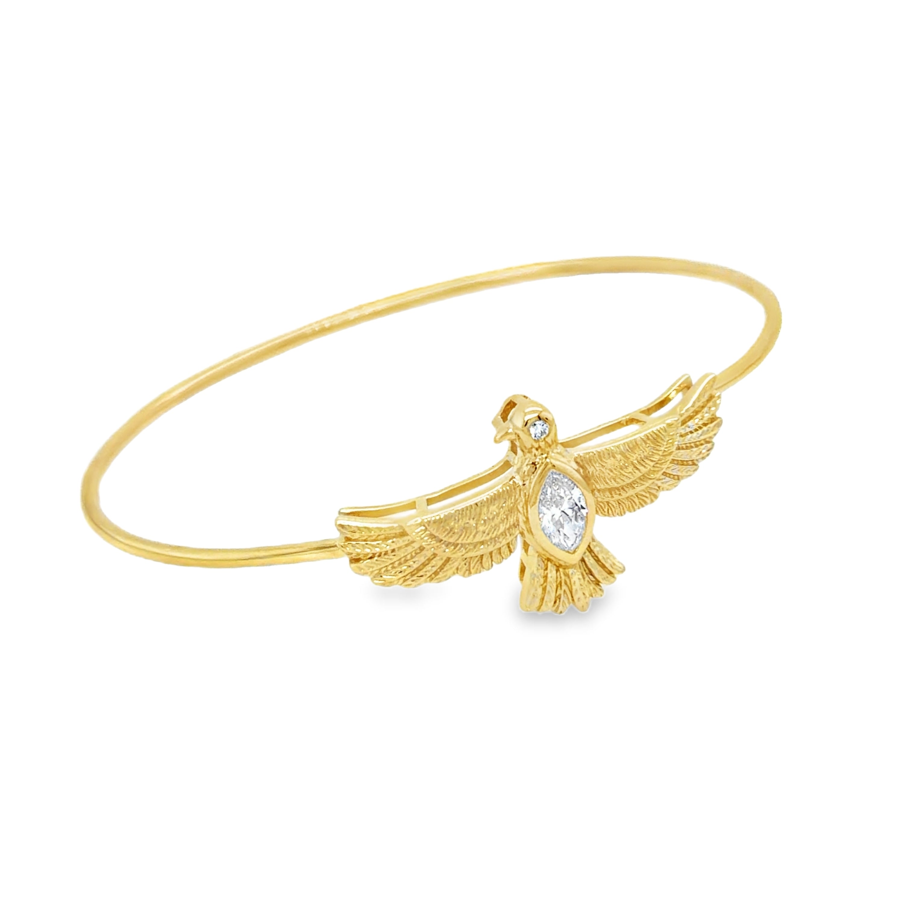 The Rising Phoenix 14k Gold Wire Bracelet