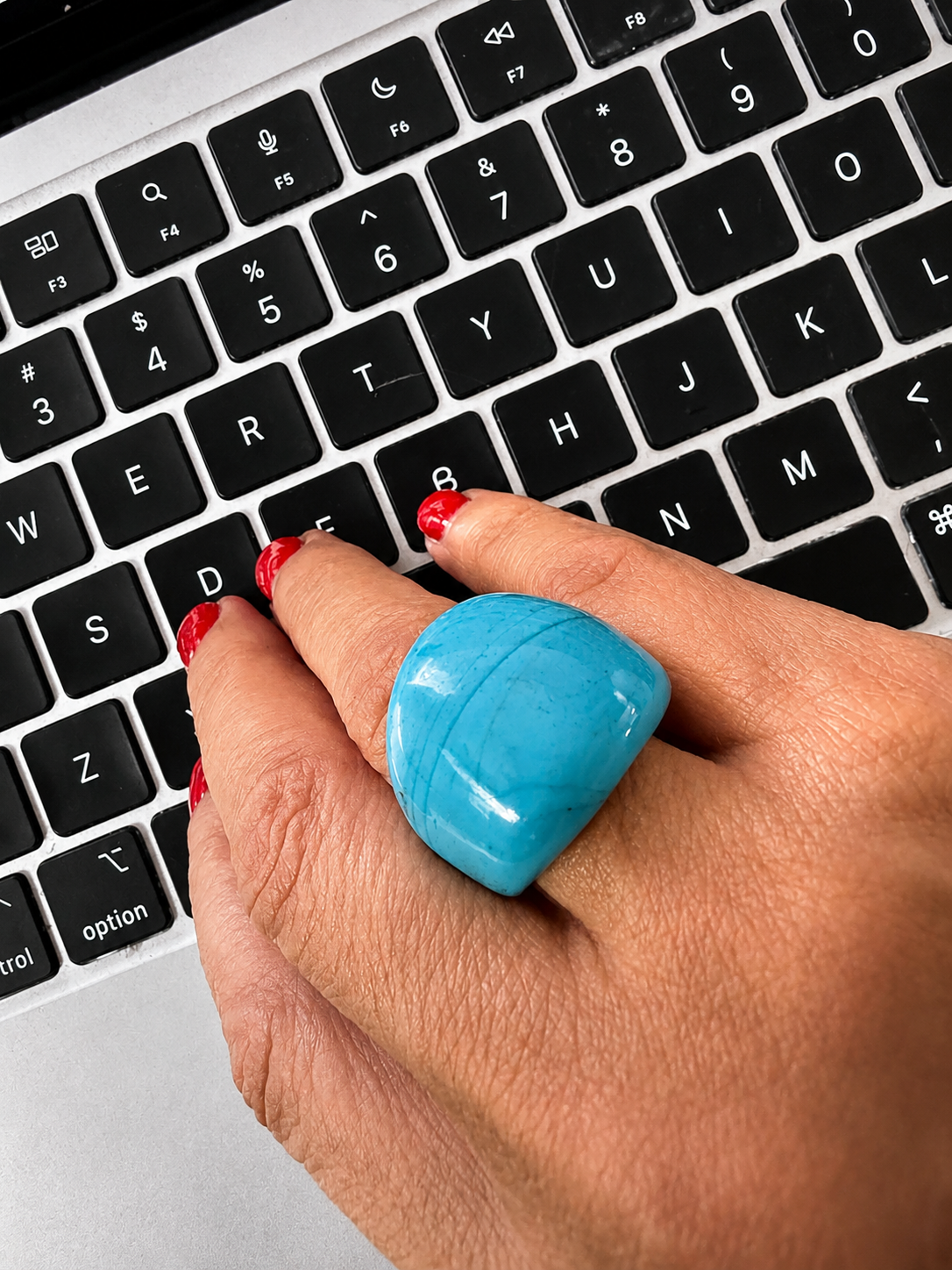 Murano Glass Statement Ring