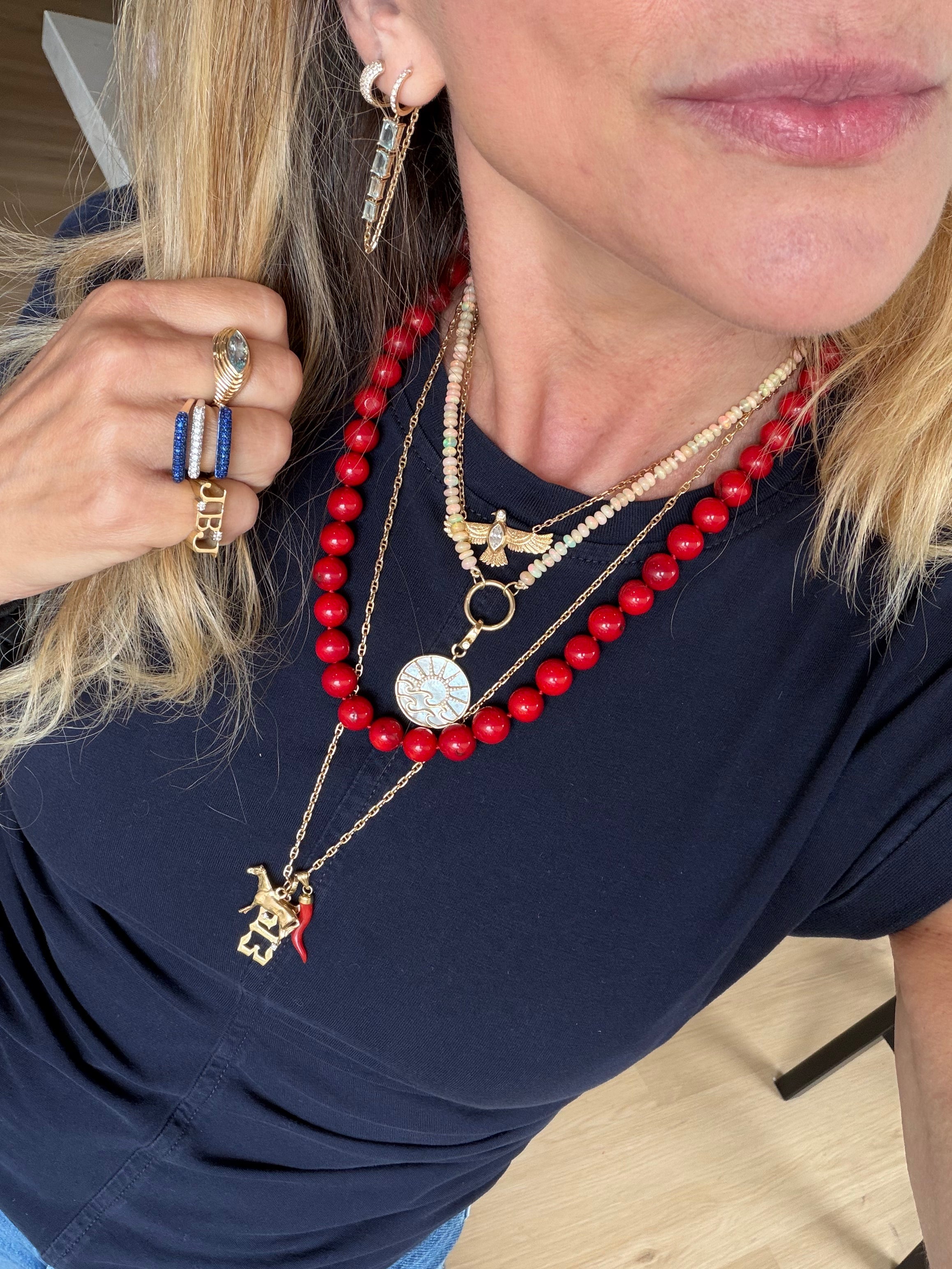 Lucky Red Bead Necklace