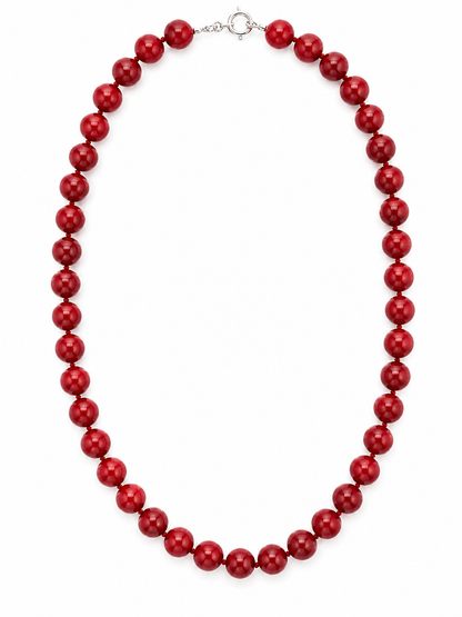 Lucky Red Bead Necklace