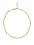 Yellow Ethiopian Bead Necklace