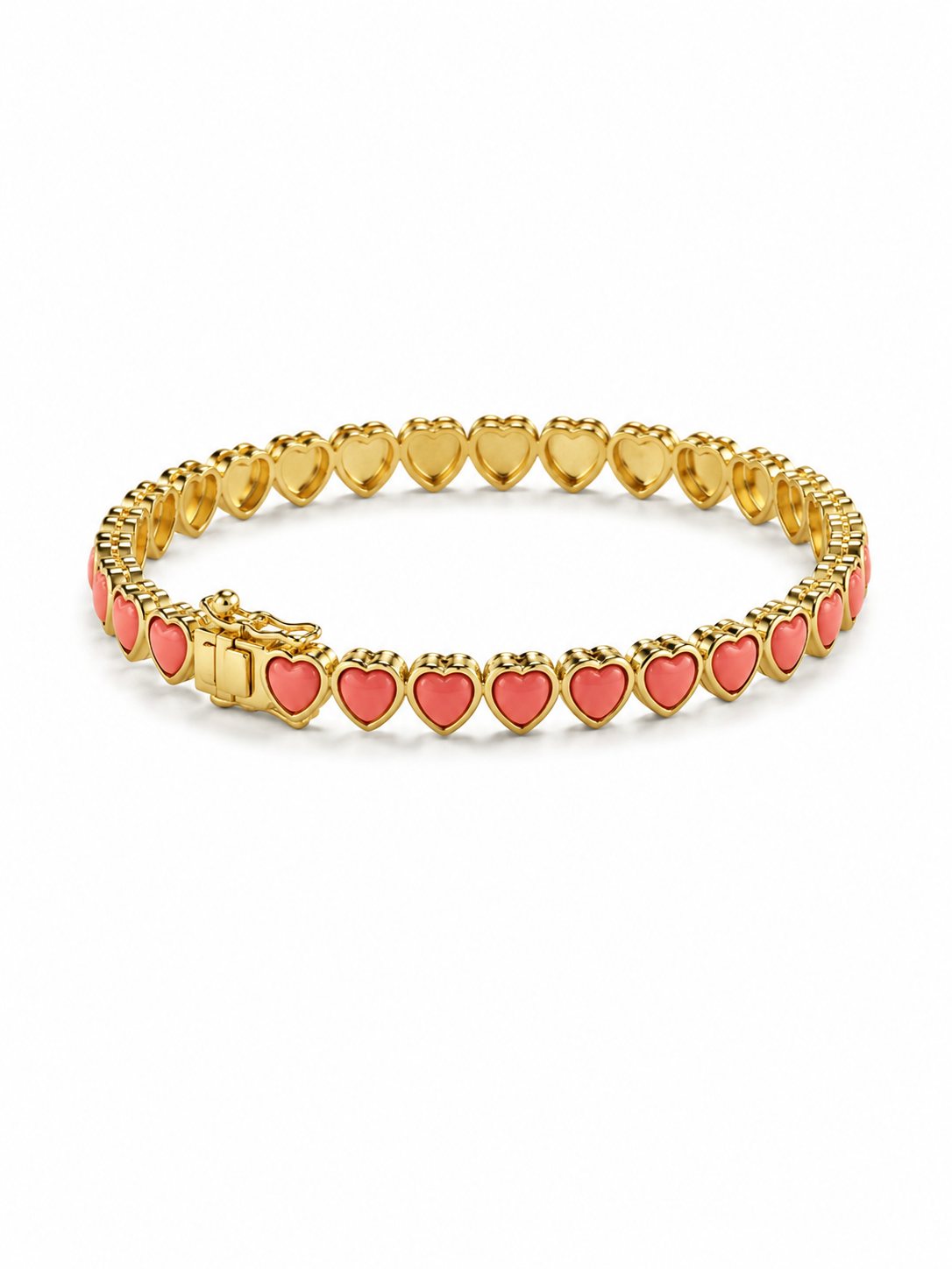 The Coral Kiss Bangle