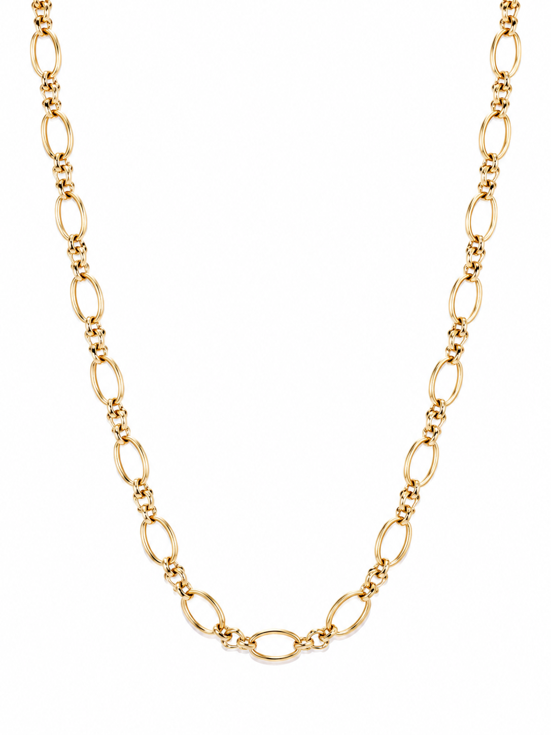 14k Long Everyday Link Chain Necklace