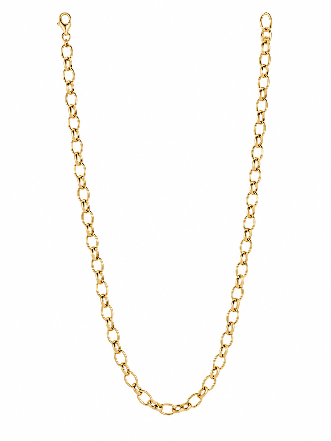 14k Everyday 30” Oval Chain Necklace