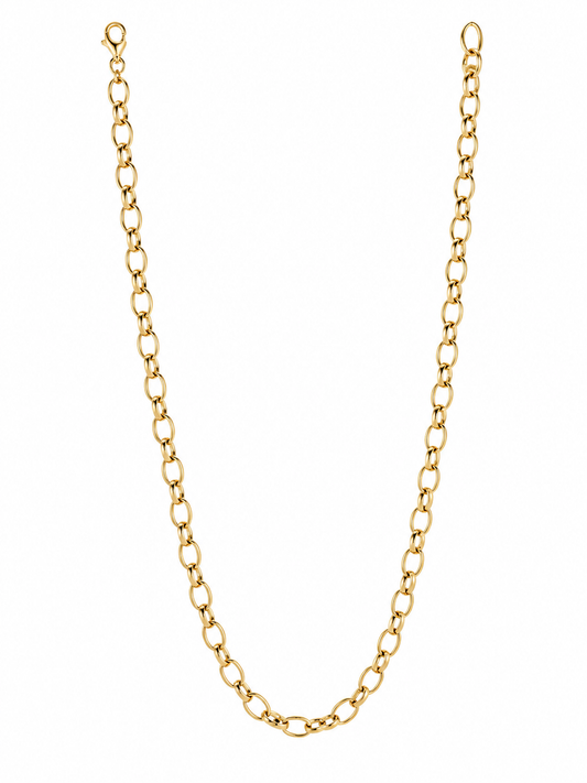 14k Everyday 30” Oval Chain Necklace