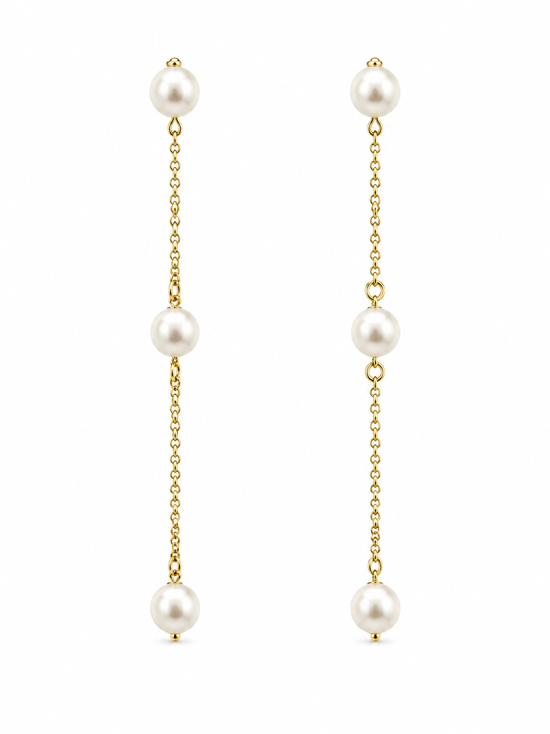 14k Pearl Drop Earrings
