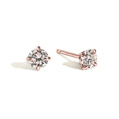 Everyday Round 4 Prong Diamond Stud