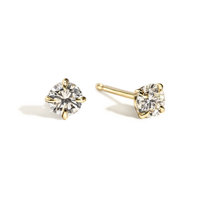 Everyday Round 4 Prong Diamond Stud