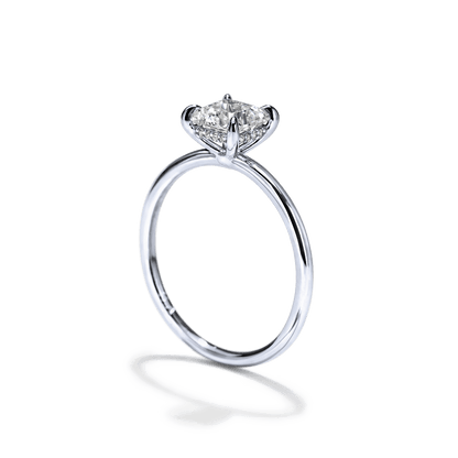 JBJ Hidden Halo Diamond Engagement Ring