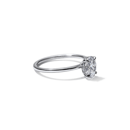 JBJ Hidden Halo Diamond Engagement Ring