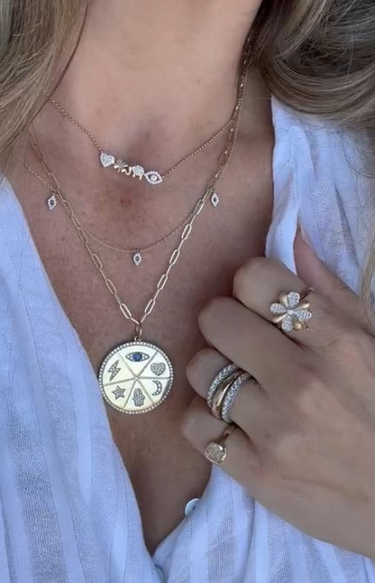 Penny Symbols of Luck Necklace