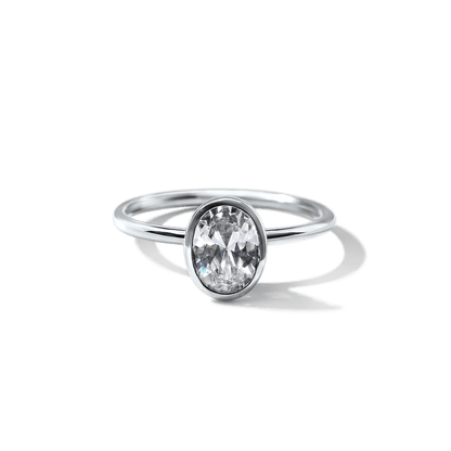 JBJ Bezel Diamond Engagement Ring