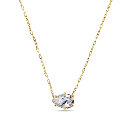 Everyday Pear Diamond Pendant