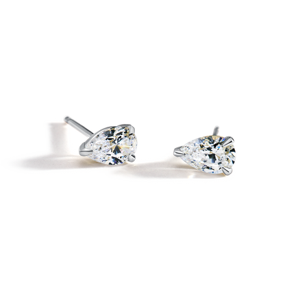 Everyday Pear Diamond Studs