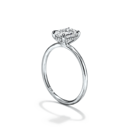 JBJ Hidden Halo Diamond Engagement Ring
