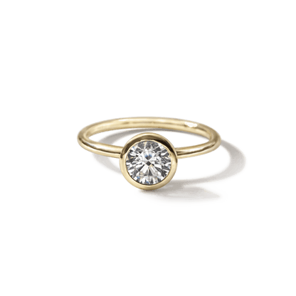 JBJ Bezel Diamond Engagement Ring