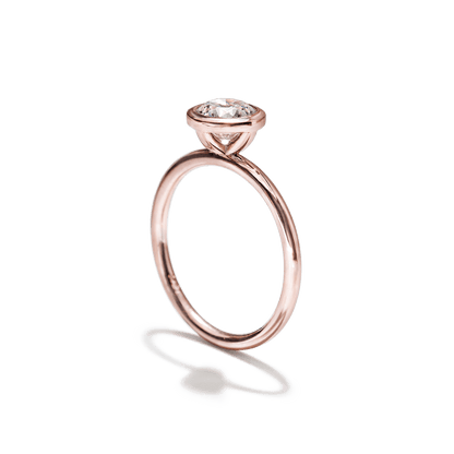 JBJ Bezel Diamond Engagement Ring