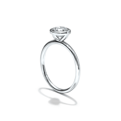 JBJ Bezel Diamond Engagement Ring