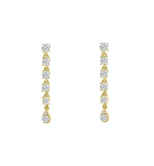 Small Betty Diamond Earrings