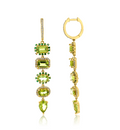 Pam Peridot Statement Earrings