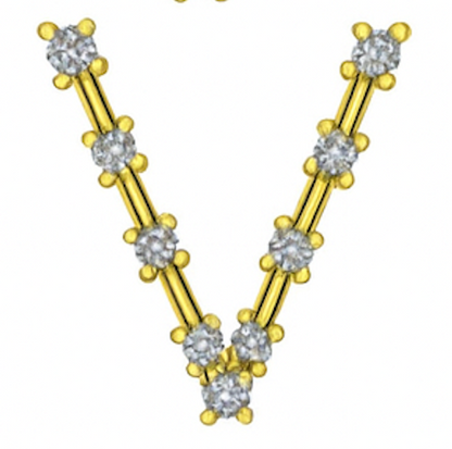 Diamond Constellation Initial Pendant