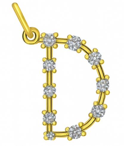 Diamond Constellation Initial Pendant