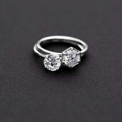 JBJ Solitaire Diamond Engagement Ring