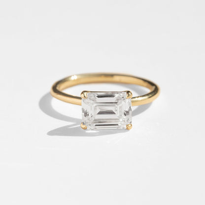 JBJ East-West Diamond Engagement Ring