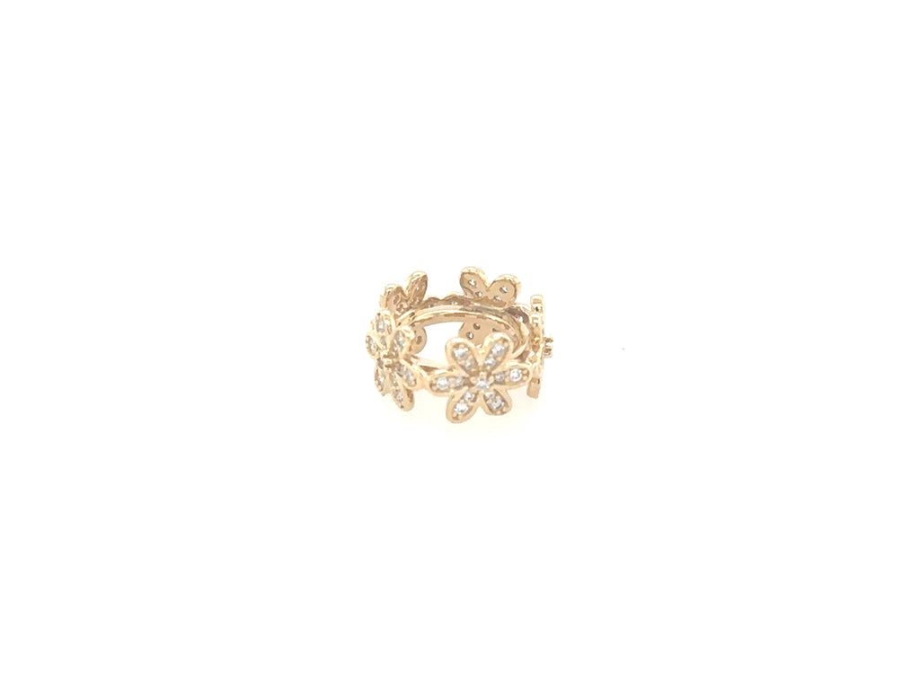 Diamond Daisy Rondelle