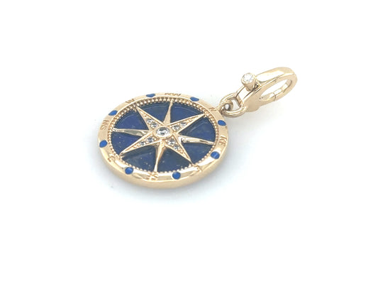 Small Traveler Pendant with Diamond Clasp