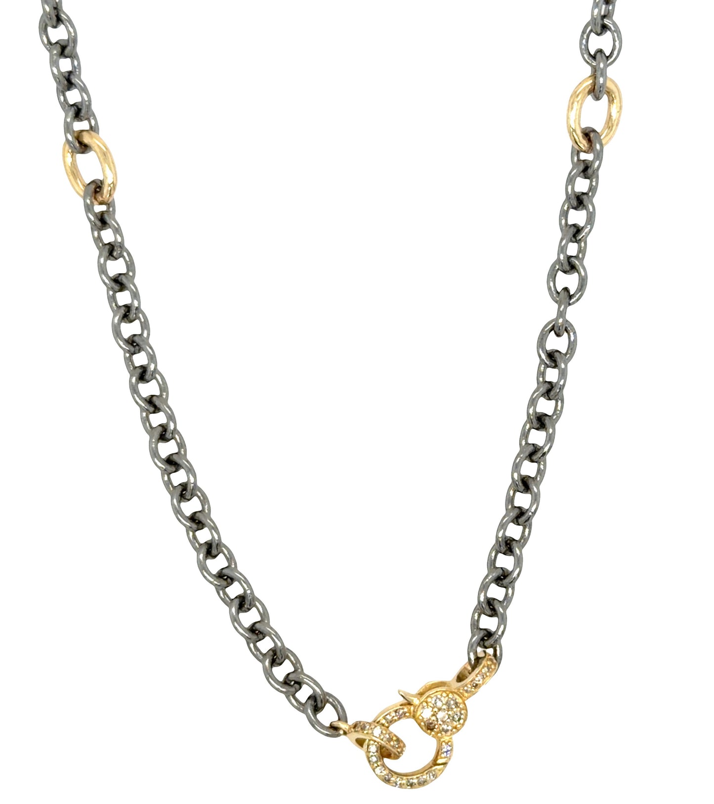 Bonnie Sterling Silver and 14k yellow gold chain