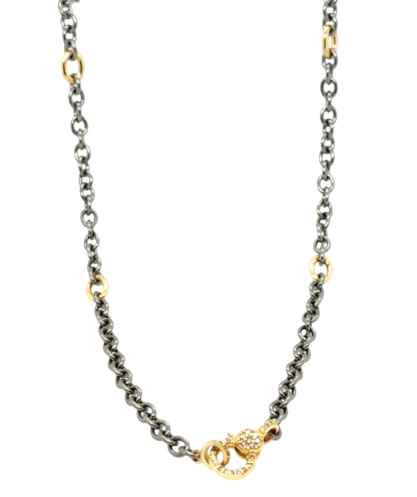 Bonnie Sterling Silver and 14k yellow gold chain