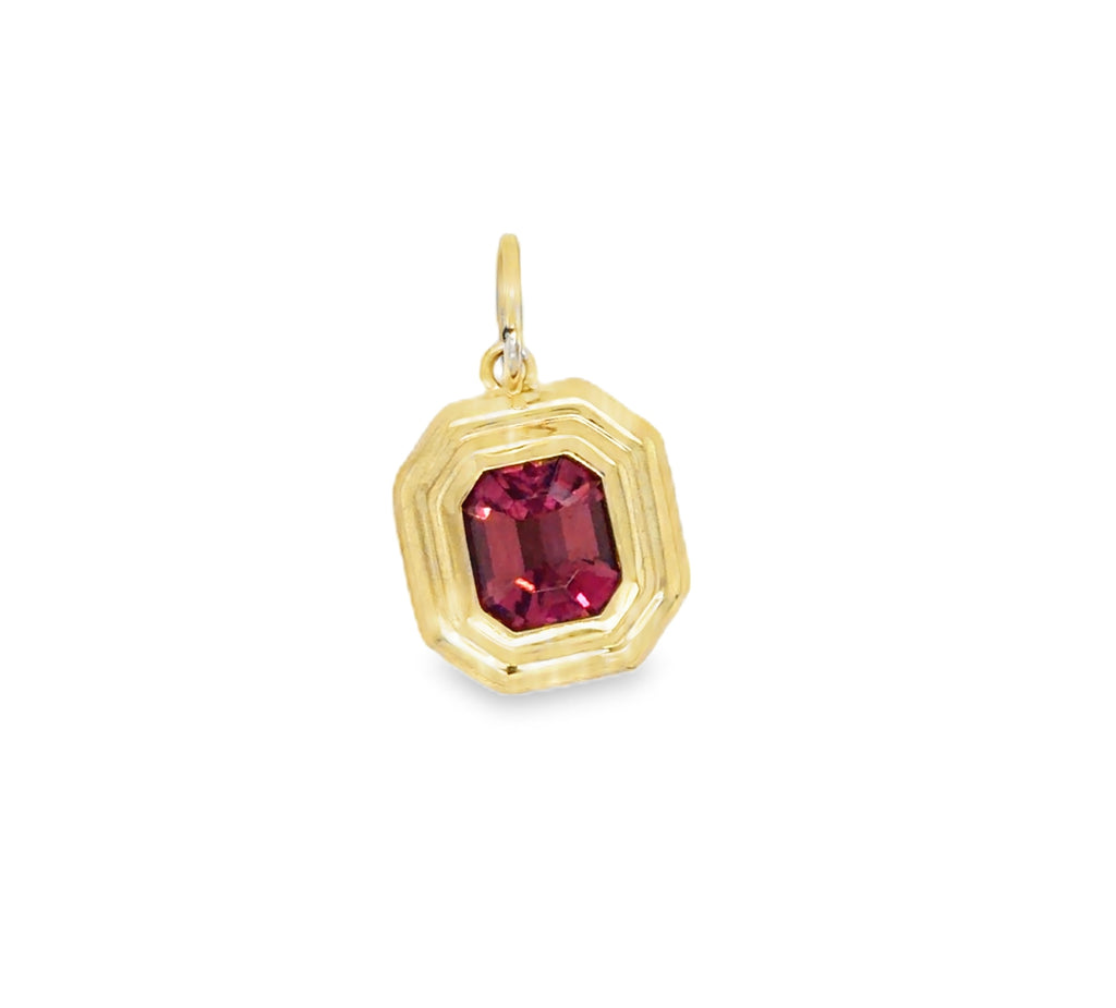14k Yellow Gold Story Charm Necklace