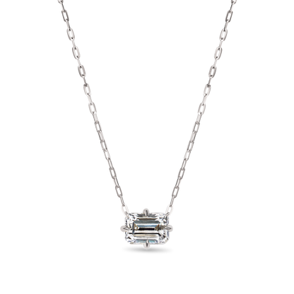 Everyday Emerald Cut Diamond Pendant