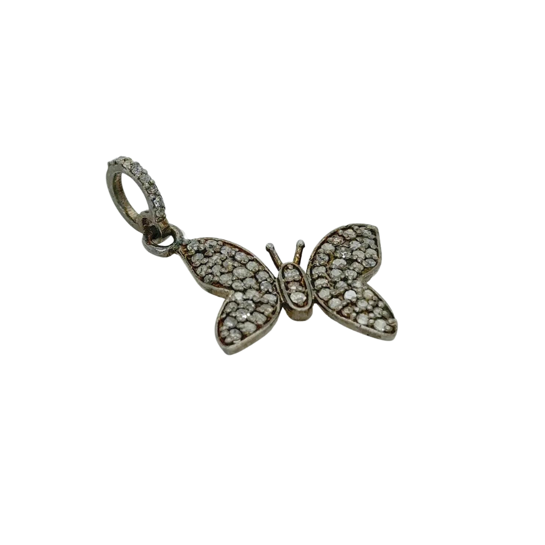 Andi Pave Diamond Butterfly Charm