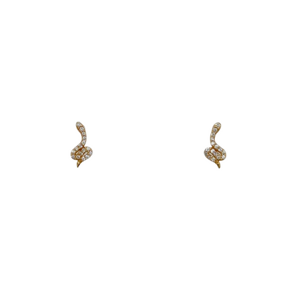 Cora Serpent Stud Earrings