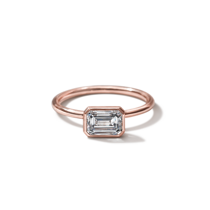 JBJ Bezel Diamond Engagement Ring