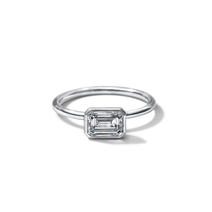 JBJ Bezel Diamond Engagement Ring