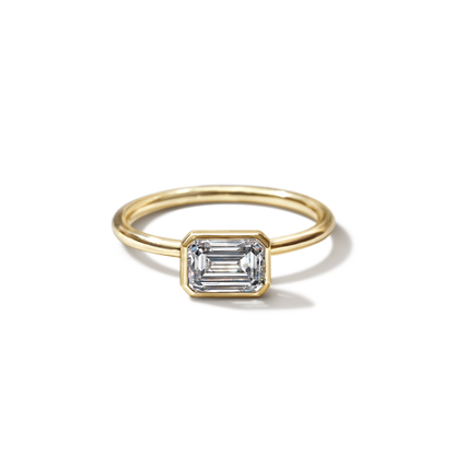JBJ Bezel Diamond Engagement Ring