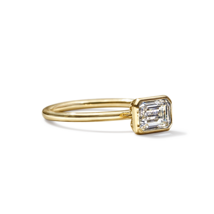 JBJ Bezel Diamond Engagement Ring