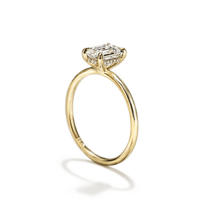 JBJ Hidden Halo Diamond Engagement Ring